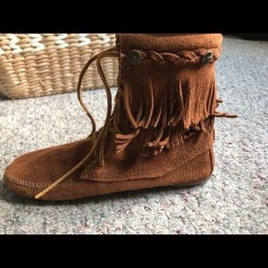 Moccasin booties